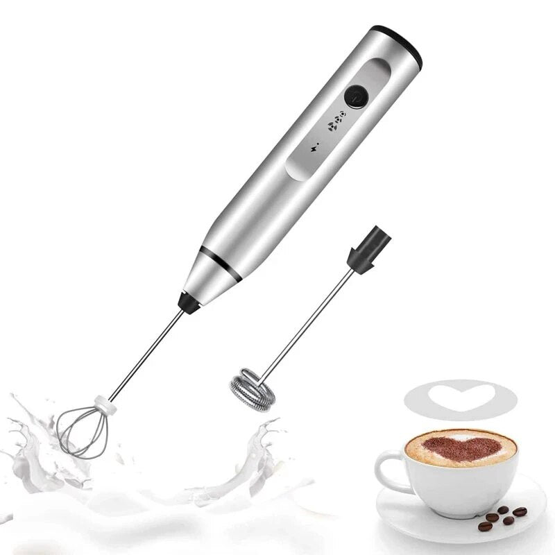 Milk Frother USB Handheld Coffee Mixer