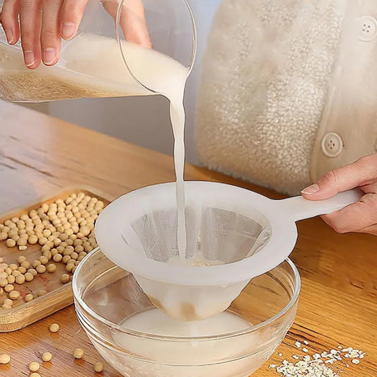 Kitchen Filter Strainer 1Pcs Fine Mesh for Juice Soy Milk Egg Liquid Kitchen Filtration Tool