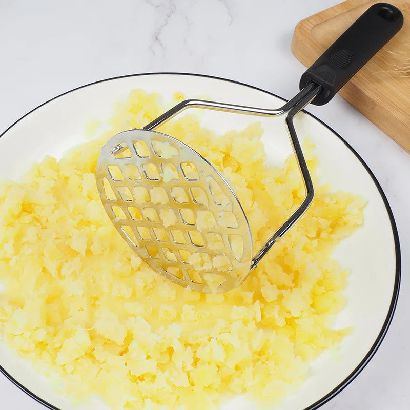 Stainless Steel Potato Masher & Ricer - Manual Kitchen Tool