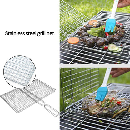 Grilling Basket M/L - Iron Mesh for Meat & Veggies