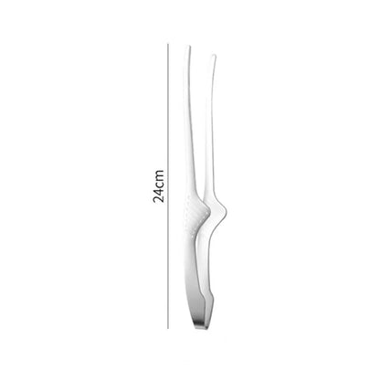 Stainless Steel Kitchen Tongs - Non-Slip, Long Handle