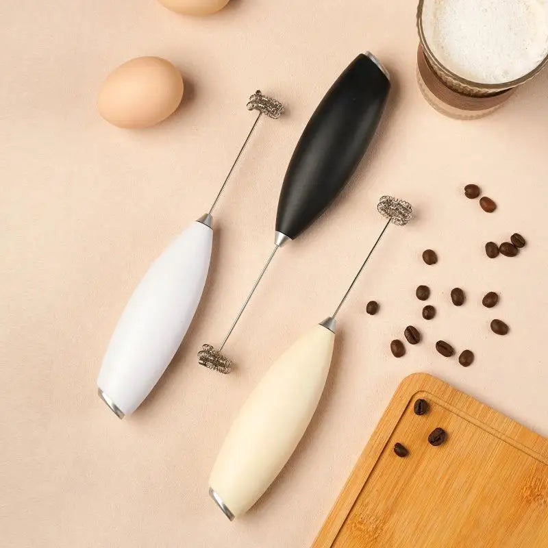 Electric Whisk Milk Frother: Wireless Handheld Coffee Whisk