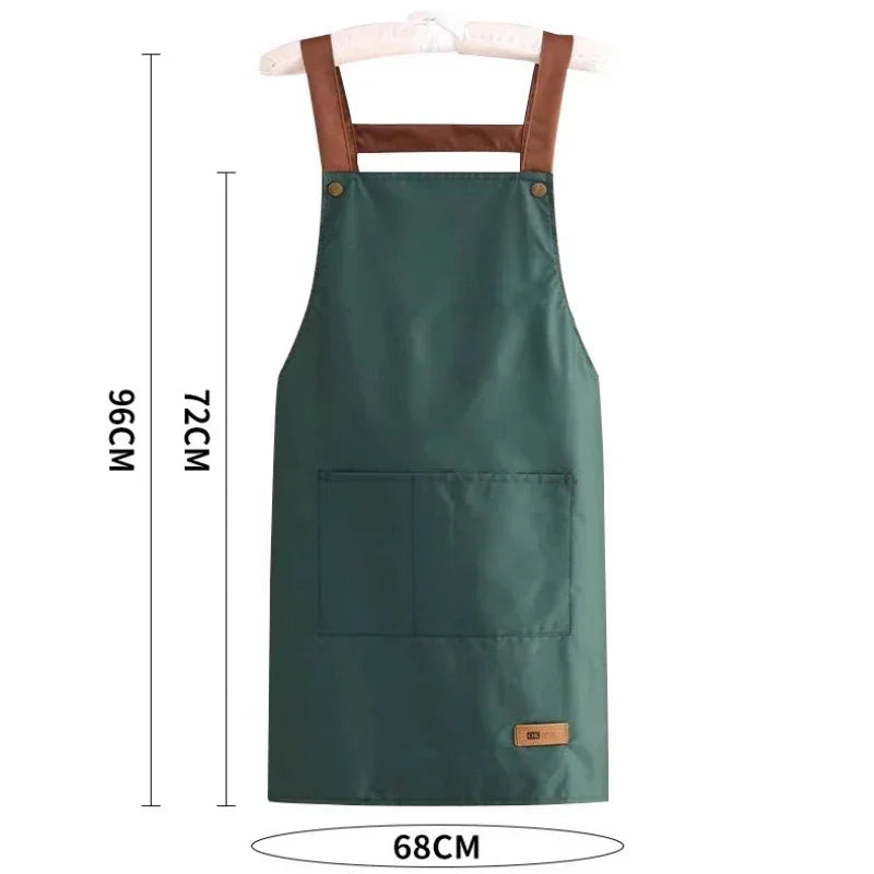 Apron: Waterproof Oil-Resistant Kitchen Apron - Fashion & Durable