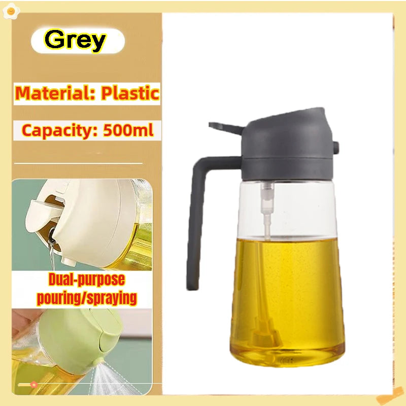 Oil Spray Bottle 200/300/500ml BBQ Cooking Olive Oil Sprayer