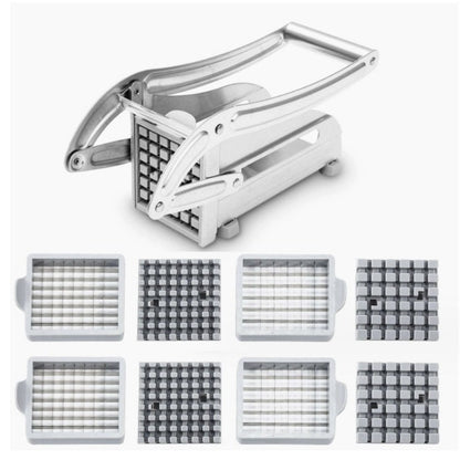 Potato Cutter: Stainless Steel 36/64 Hole French Fry Slicer