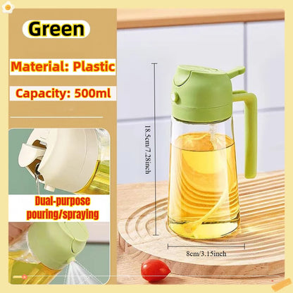 Oil Spray Bottle 200/300/500ml BBQ Cooking Olive Oil Sprayer