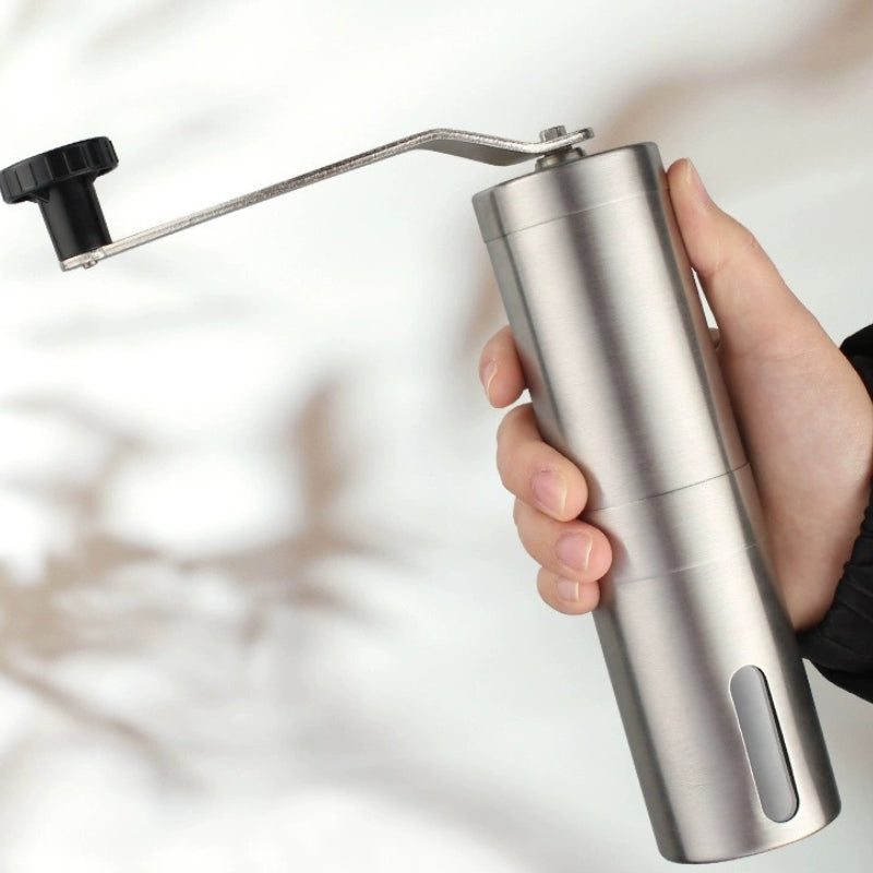 Manual Coffee Grinder: Stainless Steel Burr, Hand Crank