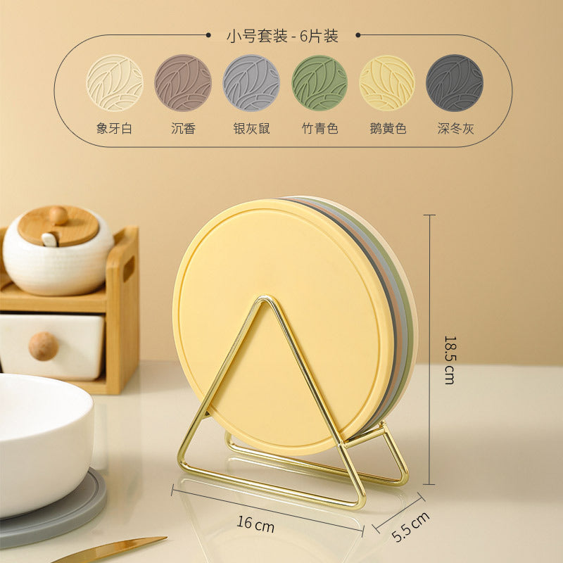 Silicone Pot Holder: Heat-Resistant Mat - Durable Pot Holder Coaster