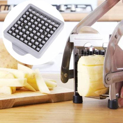 Potato Cutter: Stainless Steel 36/64 Hole French Fry Slicer