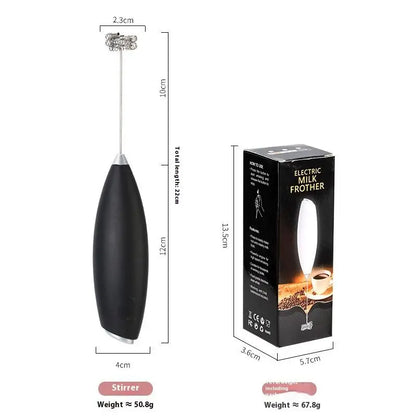 Electric Whisk Milk Frother: Wireless Handheld Coffee Whisk