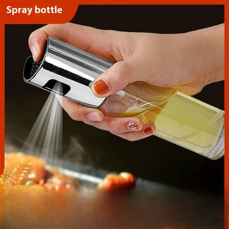 Oil Spray Bottle - 100ml Glass Fine Mist for Cooking & BBQ