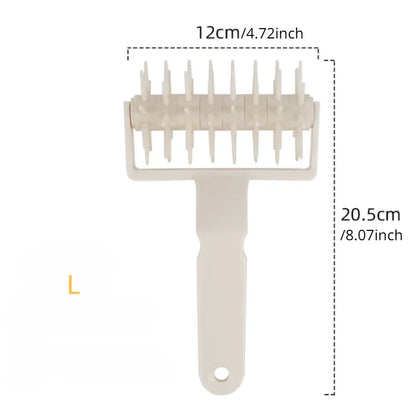 Pizza Dough Roller Pin - Plastic Pastry & Pie Cutter