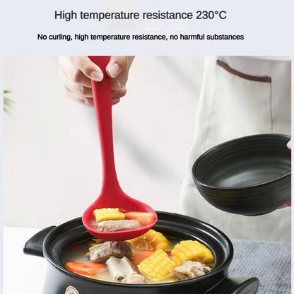 Silicone Soup Spoon - Food Grade, Non-Stick, Heat Resistant