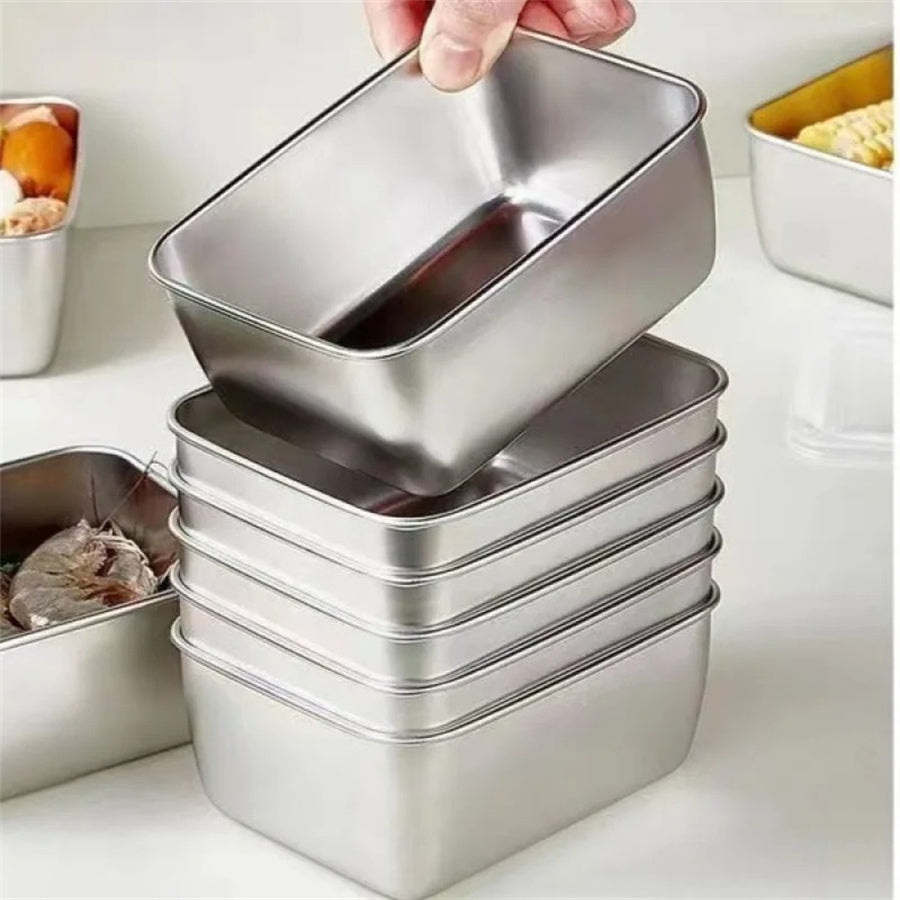 Food Storage Box Set with Lids - 1/3/5pcs
