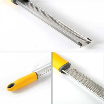 Stainless Steel Cheese Grater & Lemon Zester with Protect Cover Chocolate Fruit Grater Slicer Four Colors Optional Kitchen Tool