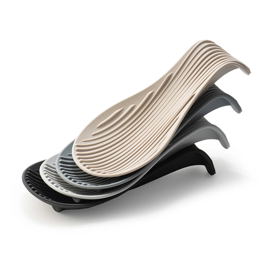 Silicone Spoon Holder - Heat Resistant Kitchen Placemat