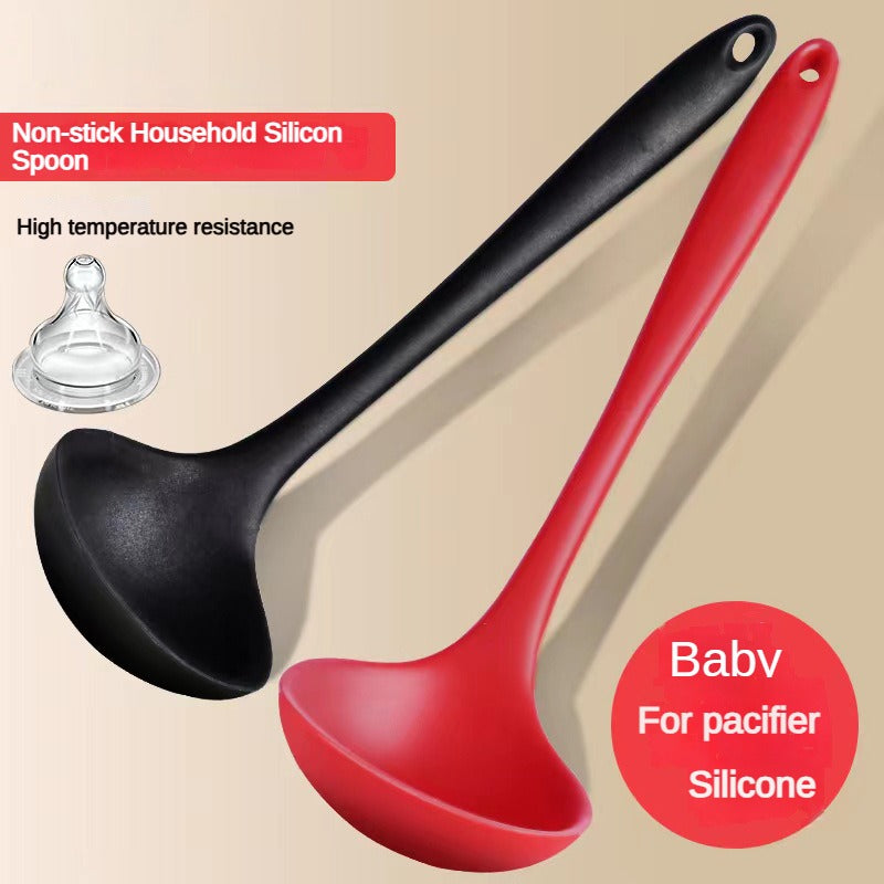 Silicone Soup Spoon - Food Grade, Non-Stick, Heat Resistant