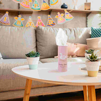 Tissue: Cylinder Car Tissues - 3Pcs Portable & Decorative