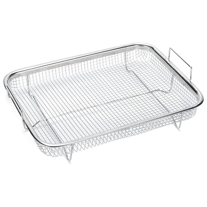 Air Fryer Basket Stainless Steel Non-Stick Oven Tray