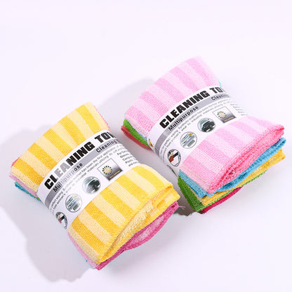 Super Absorbent Microfiber Towel - 5Pcs Odor Free, Non-Shrink