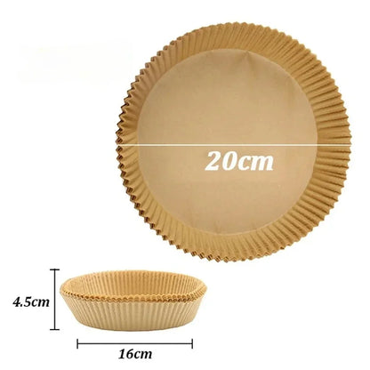 Parchment Paper: Air Fryer Paper Liners - 50/30pcs Non-stick Kitchen Accessories