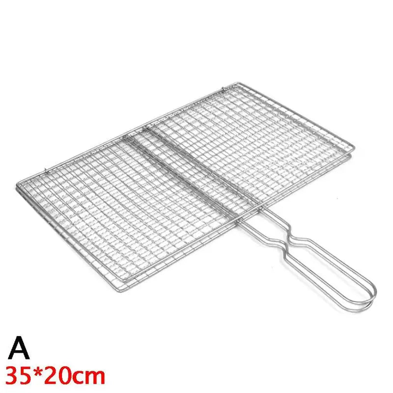 Grilling Basket M/L - Iron Mesh for Meat & Veggies