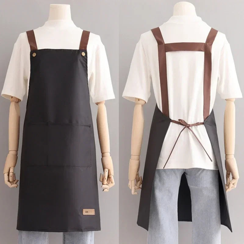 Apron: Waterproof Oil-Resistant Kitchen Apron - Fashion & Durable