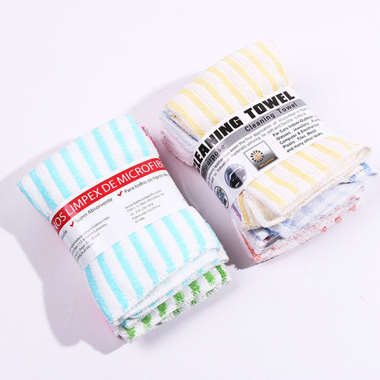 Super Absorbent Microfiber Towel - 5Pcs Odor Free, Non-Shrink
