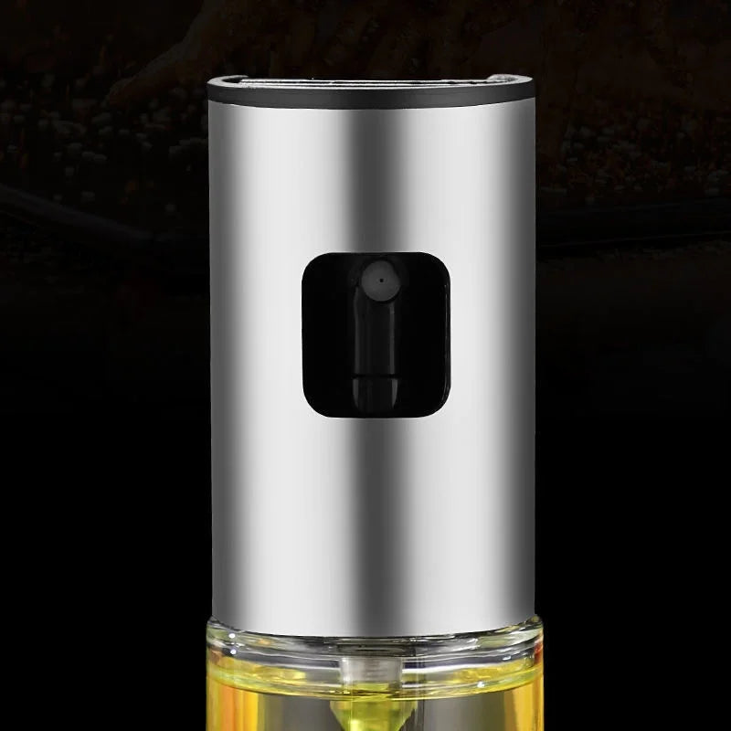 Oil Spray Bottle - 100ml Glass Fine Mist for Cooking & BBQ