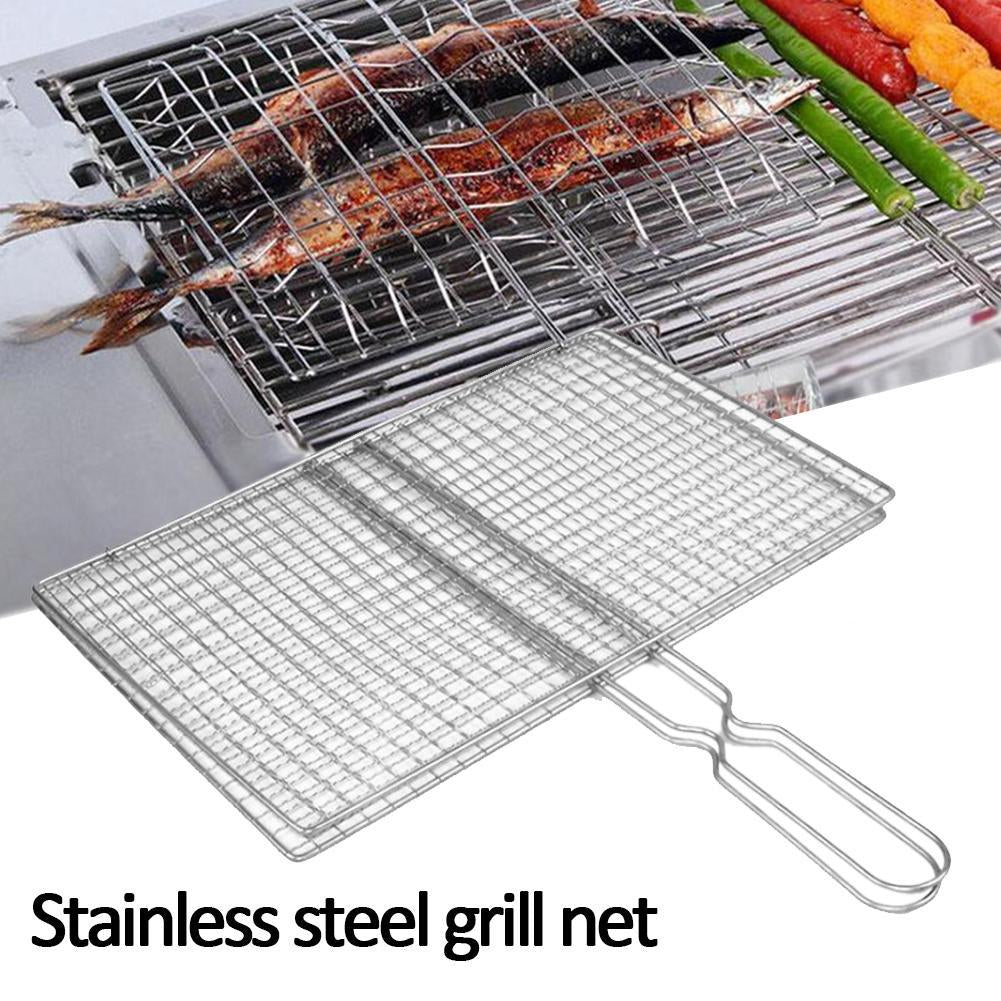 Grilling Basket M/L - Iron Mesh for Meat & Veggies