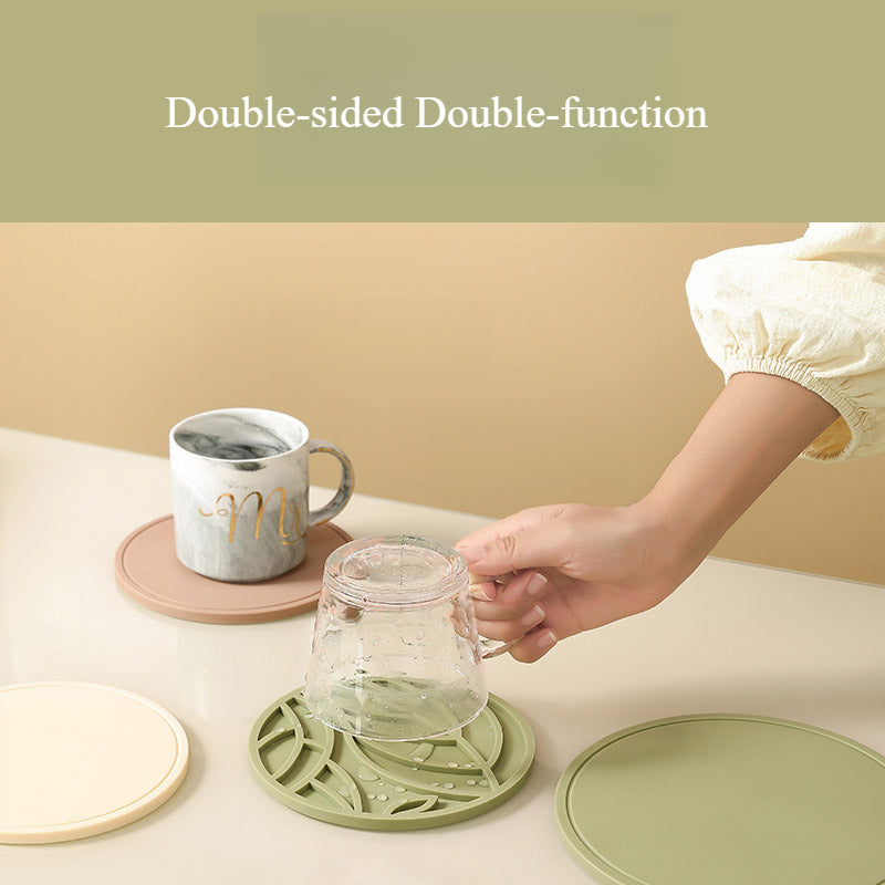 Silicone Pot Holder: Heat-Resistant Mat - Durable Pot Holder Coaster
