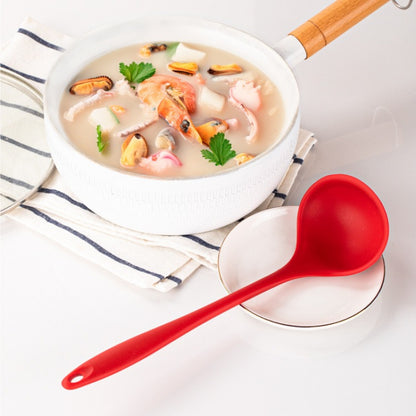 Silicone Soup Spoon - Food Grade, Non-Stick, Heat Resistant