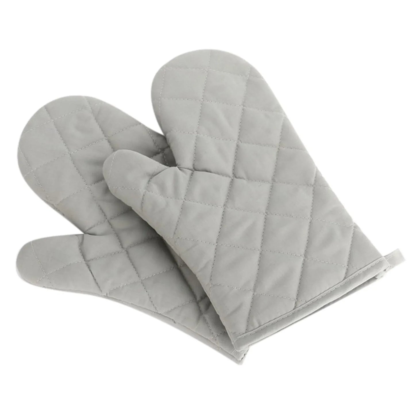 Heat Resistant Oven Mitts - Cotton Linen BBQ Glove