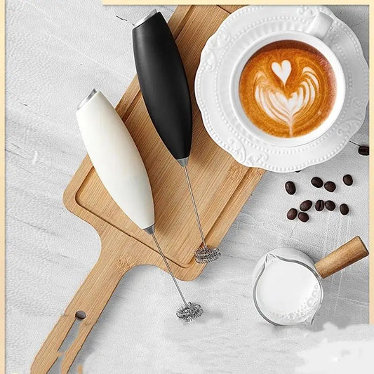 Electric Whisk Milk Frother: Wireless Handheld Coffee Whisk