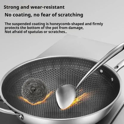 Nonstick Wok Saute Pan - Induction & Dishwasher Safe