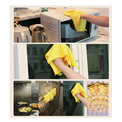 Super Absorbent Microfiber Towel - 5Pcs Odor Free, Non-Shrink