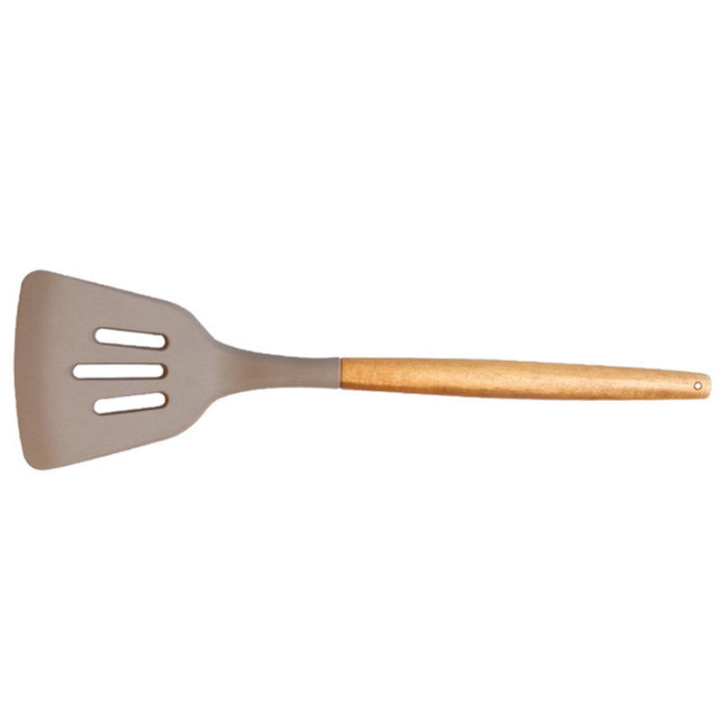 Silicone Spatula Kitchenware Set: Acacia Handle and Heat-Resistant