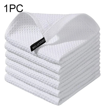 100% Cotton Kitchen Towel - Ultra Soft Waffle Cloth