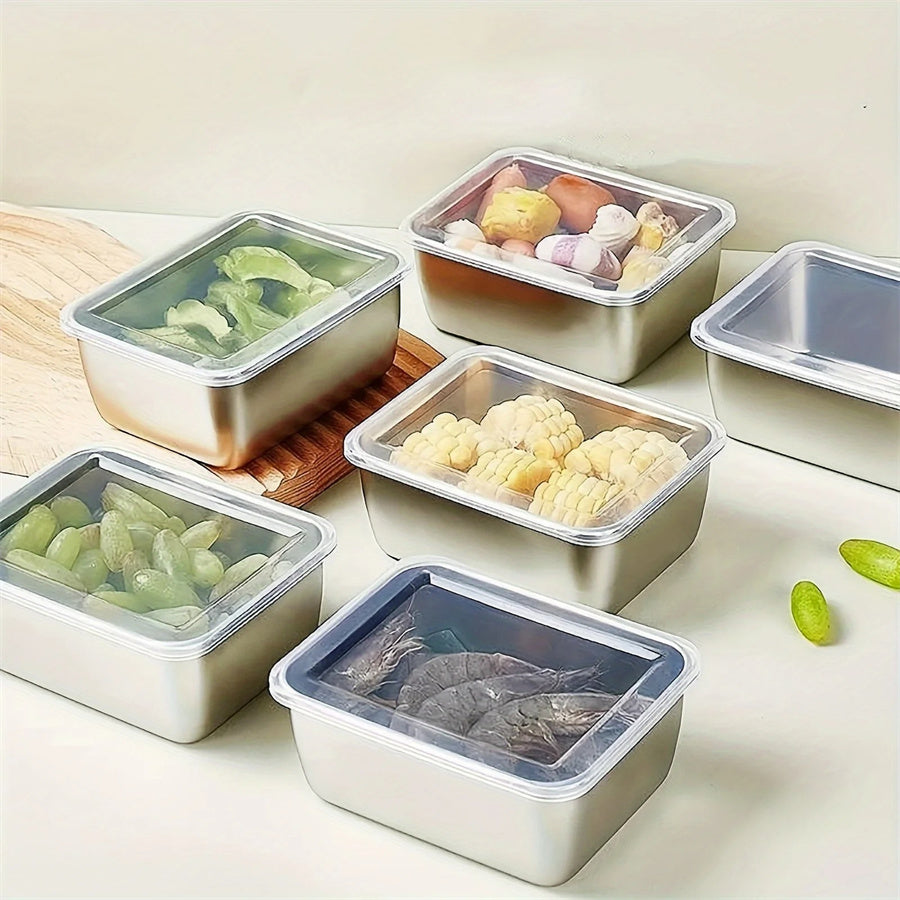 Food Storage Box Set with Lids - 1/3/5pcs
