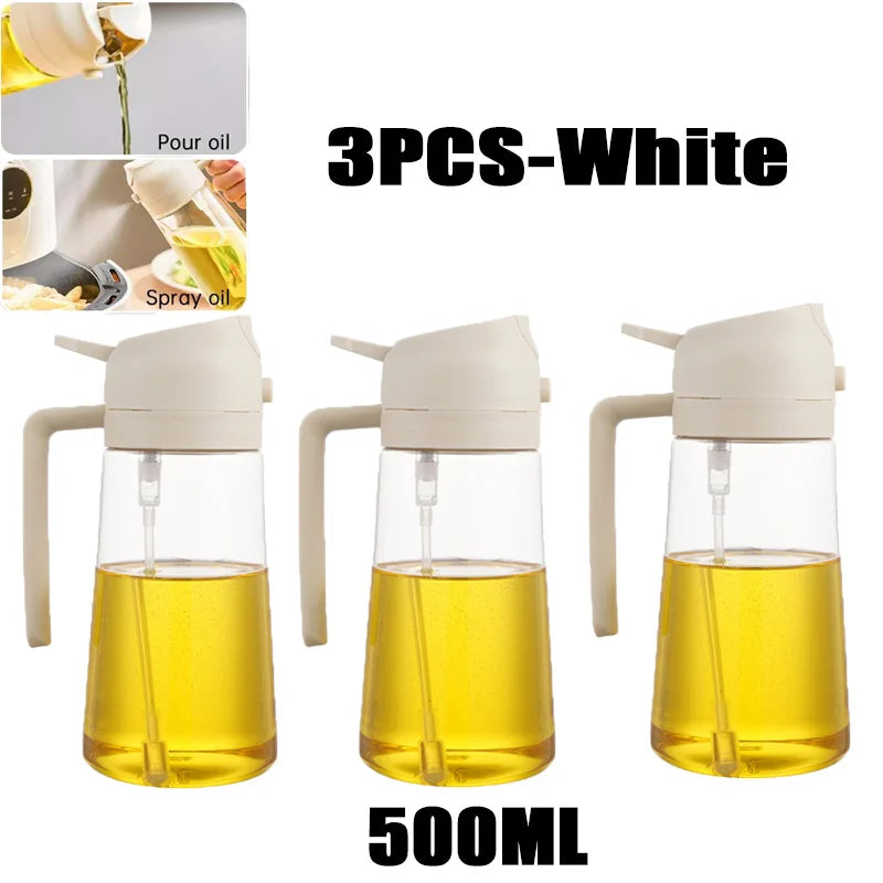Oil Spray Bottle 200/300/500ml BBQ Cooking Olive Oil Sprayer