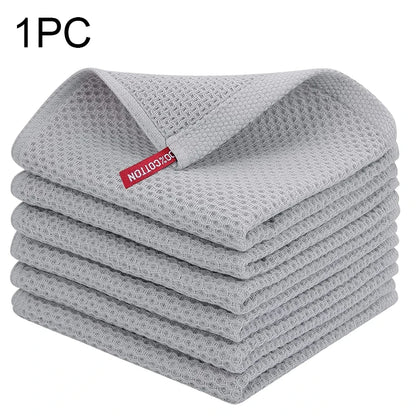 100% Cotton Kitchen Towel - Ultra Soft Waffle Cloth