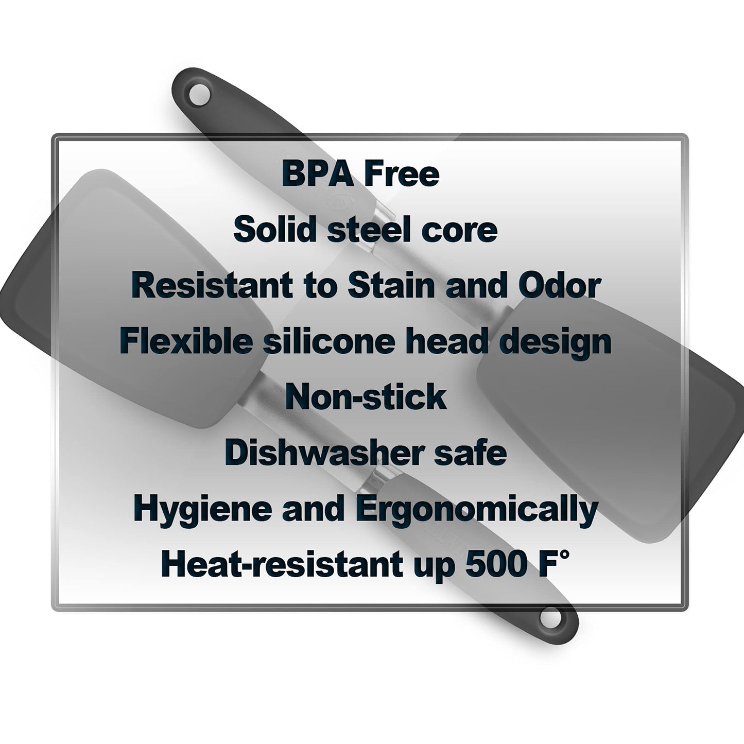Silicone Spatula 13in Heat Resistant Non-Stick Turner