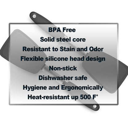 Silicone Spatula 13in Heat Resistant Non-Stick Turner